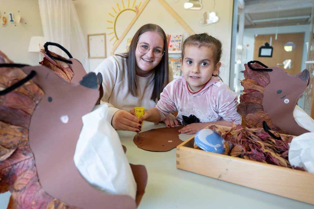 &#8220;Komm geh mit mir&#8221; und der Laterne am Martinitag: Vorbereitung im Kindergarten