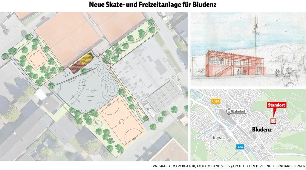 50 Bäume, Sitzmöbel, Ausschank und Skateanlage: So soll der neue Freizeitplatz aussehen