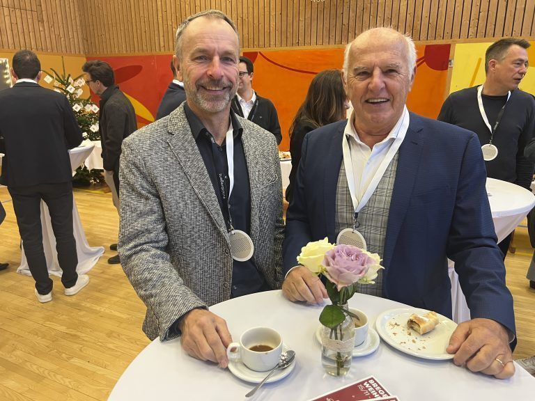 Zuhörer Markus Maier (AH) und Paul Hämmerle (SwissLife)
