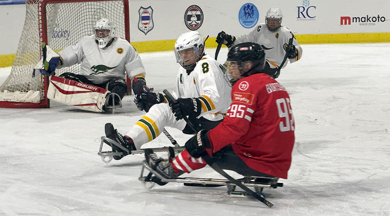 Para-Eishockeyteam kämpft um Bronze