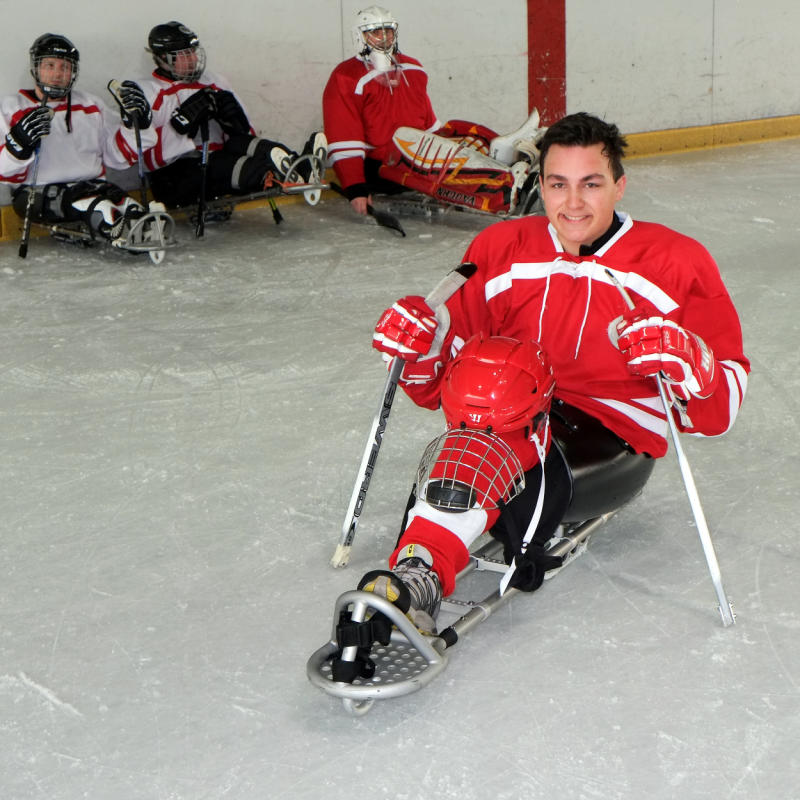 Para-Eishockeyteam kämpft um Bronze