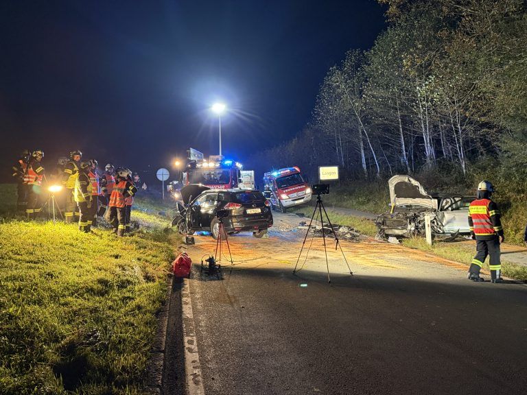 Frontalcrash bei Langen