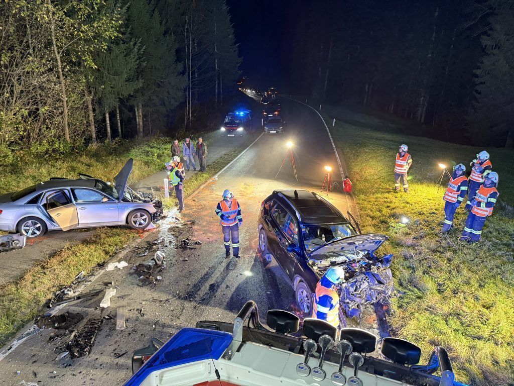 Zwei Verletzte bei Alkoholunfall in Langen bei Bregenz