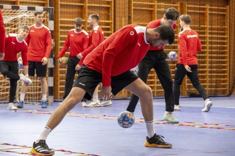 Österreichische Männer-Handballnationalmannschaft Training in Bregenz Handball