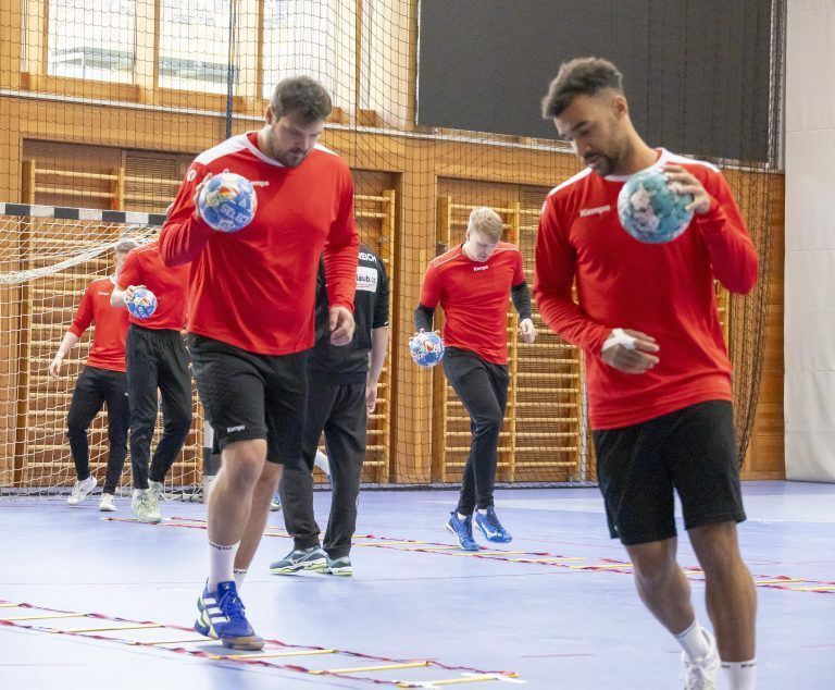 Österreichische Männer-Handballnationalmannschaft Training in Bregenz Handball