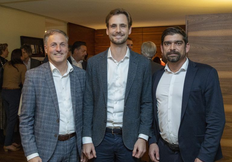 Treffpunkt Business Circle Herwig Ganahl, Florian Sutterlüty, Patrick Fleisch 