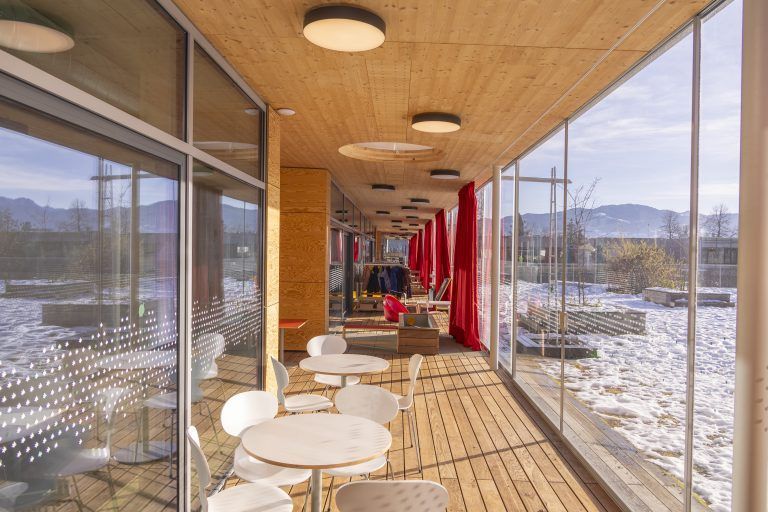 Neubau Volksschule Lustenau Rotkreuz Innenaufnahmen Kindergarten