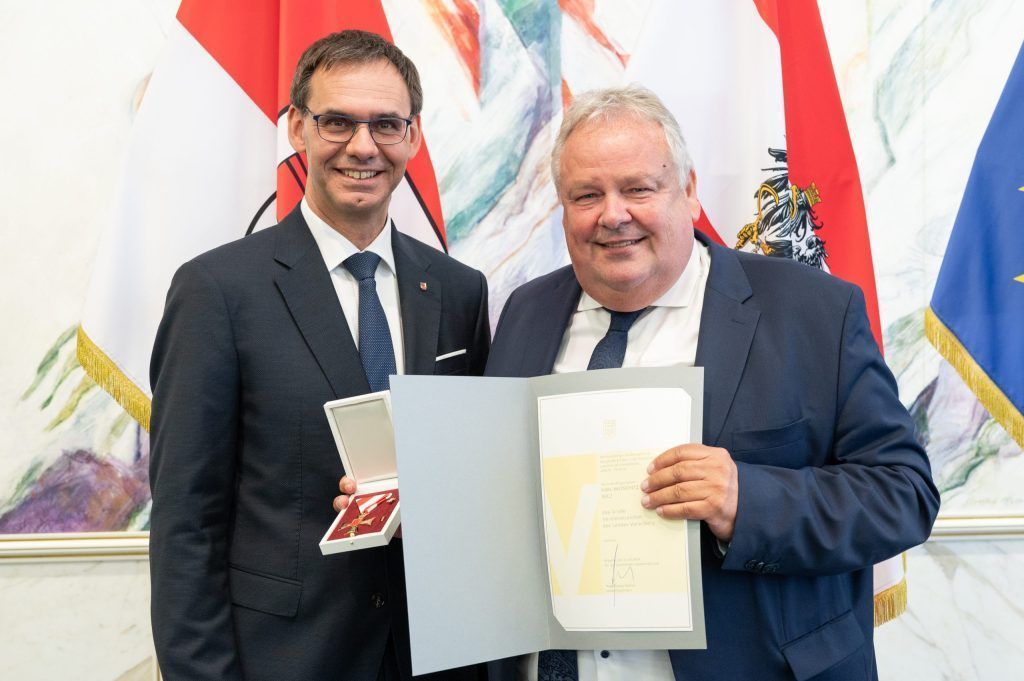 Große Ehrung von Altbürgermeister Wutschitz