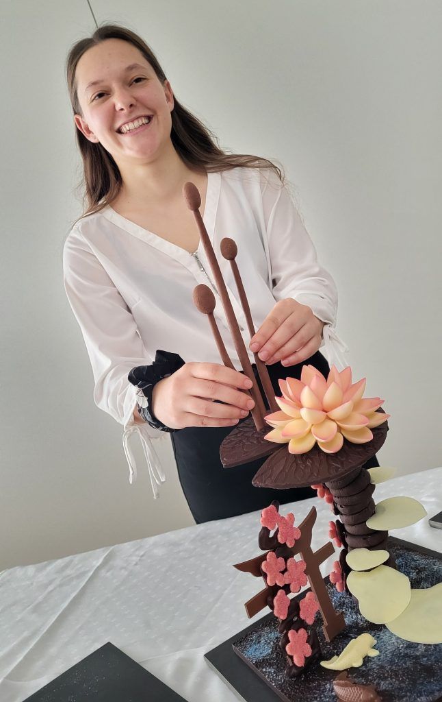 Japan trifft Schokolade: Carina ließ die Prüfer staunen