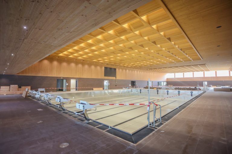 Baustelle Hallenbad Bregenz, Aktuelle Reportage zum Hallenbad in Bregenz