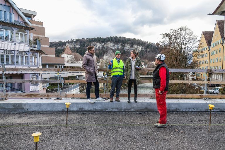 Baustellenbesichtigung Kapfschlucht, Feldkirch