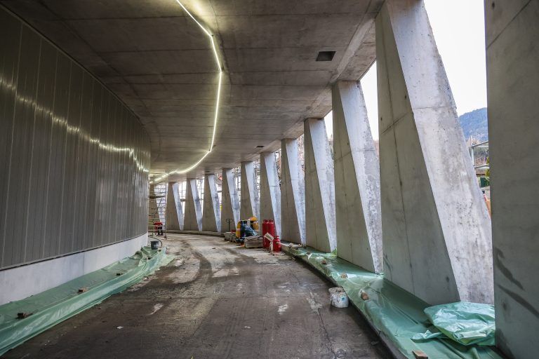 Baustellenbesichtigung Kapfschlucht, Feldkirch