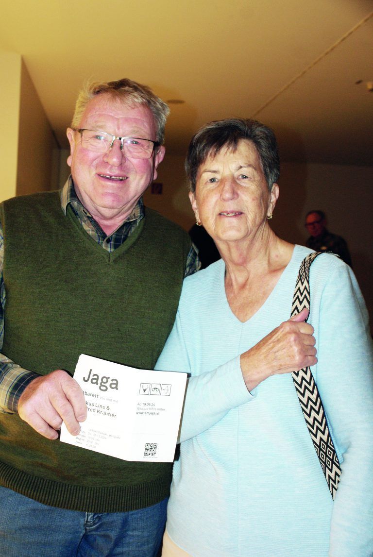 Franz und Elisabeth Stöckeler - Kabarett "JAGA" gastierte im Leiblachtalsaal (5.12.2024)