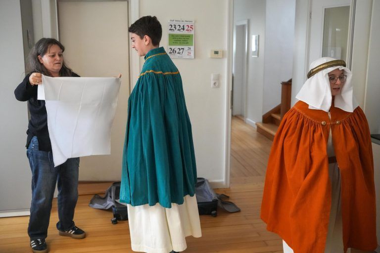 Auf Tuchfühlung mit dem Papst