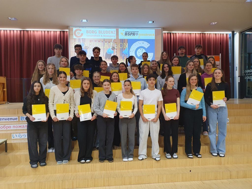 Erfolgreiche Fit-Instruktor-Ausbildung am BORG Bludenz