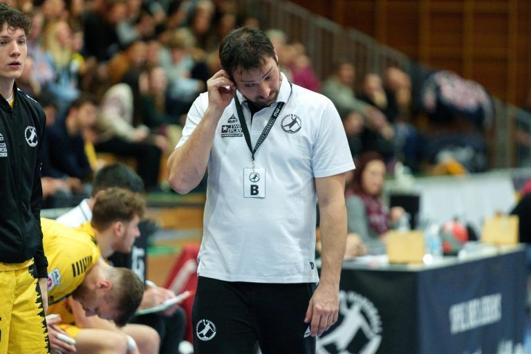 Trainer Marko Tanasković ÖHB-Cup Bregenz Handball gegen Alpla HC Hard