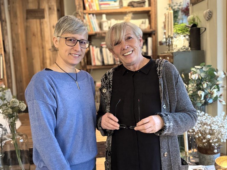 Ein Tag voller Inspirationen: Manuela Kreimer und Christine Battisti waren als Helferinnen dabei.