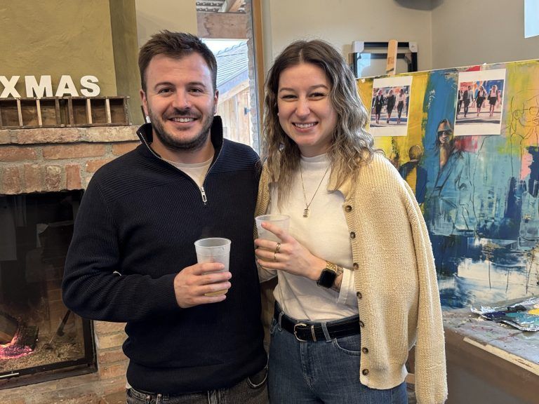 Ein Tag voller Inspirationen: Fabio Gabriel und Marina Poiger.