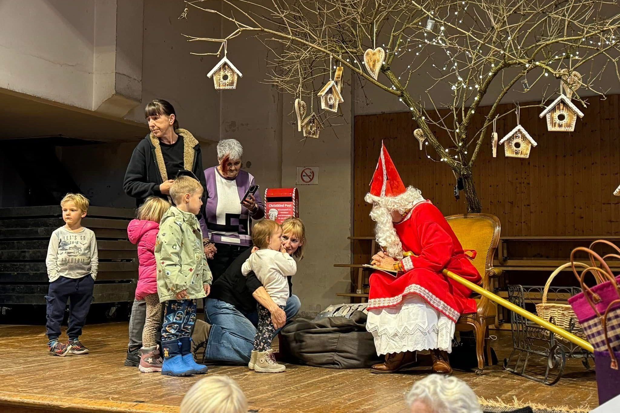 Beim Nikolausmarkt der