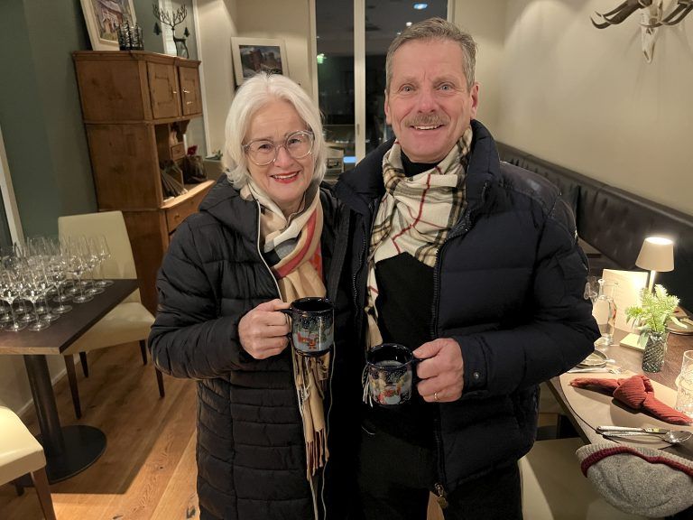 Annelies und Christian Dobler kamen ins Vinomna Center