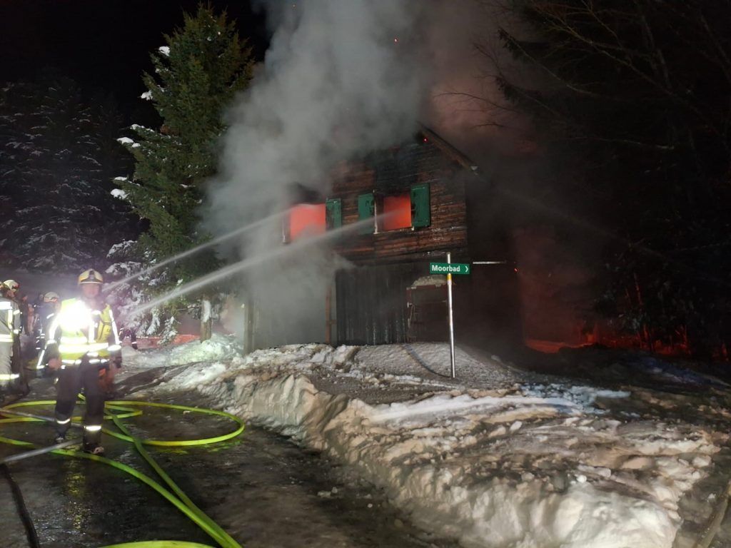 Ferienhaus geriet gleich zwei Mal in Brand