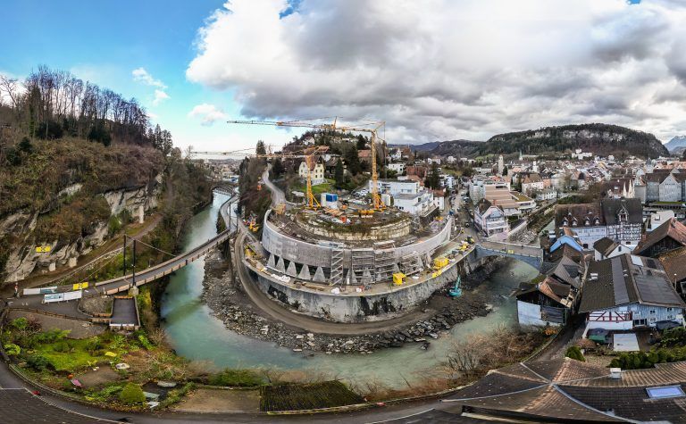 Baustellenbesichtigung Kapfschlucht, Feldkirch
