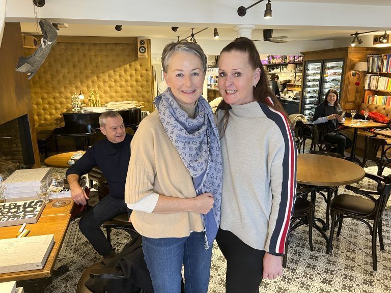 Manuela Maurer und Birgit Schobel kamen nach Bregenz