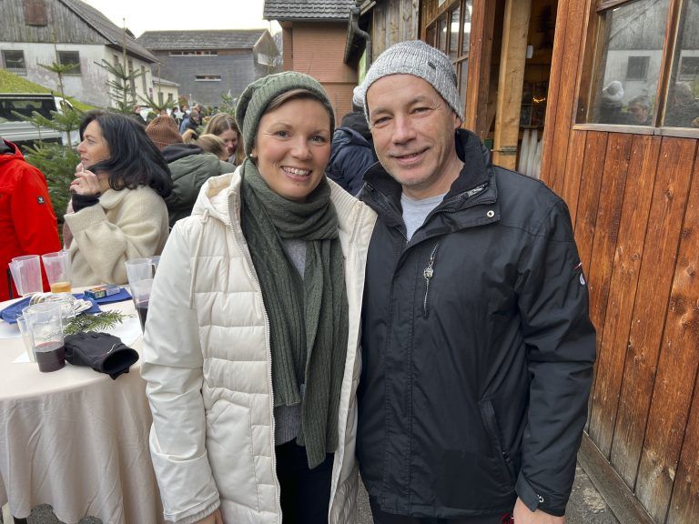 Maria Seidel (Baur GmbH) und Alexander Huber (Huber EDV)