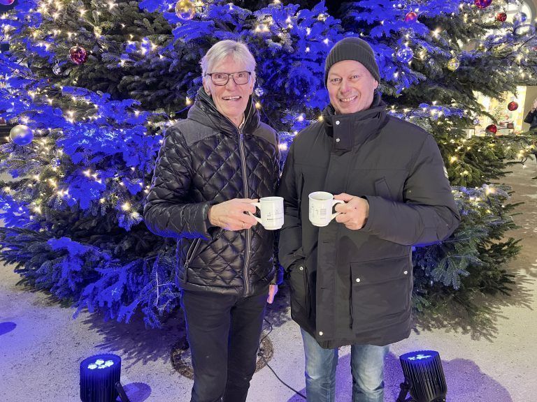 WKV Präs. Wilfried Hopfner und Christof Wirth (Zech Kies)