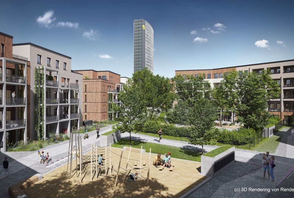 Wie Holzbau aus Vorarlberg im Düsseldorfer Wohnbau für gutes Klima sorgt