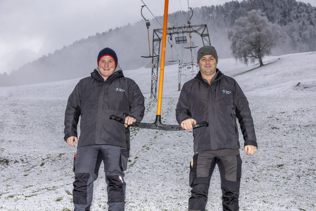 Banges Warten auf den Schnee