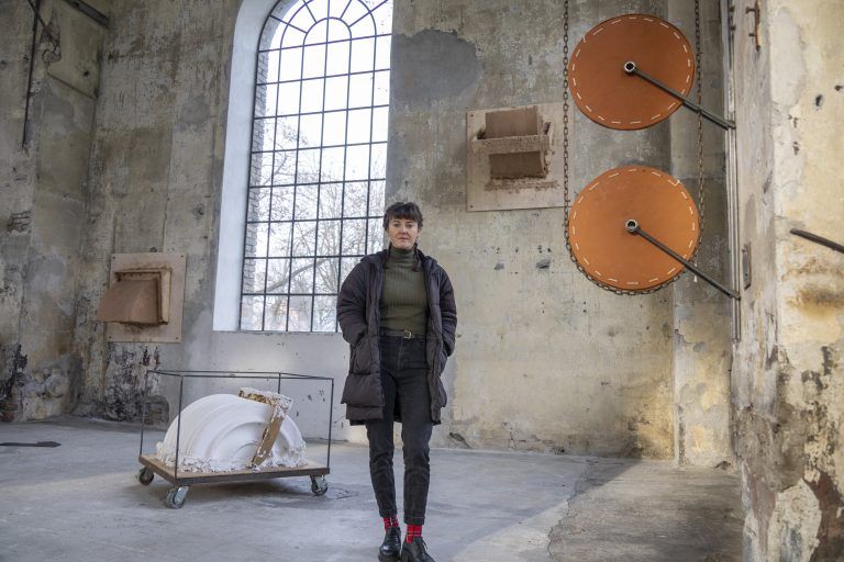 Pressekonferenz Gruppenausstellung „Heimspiel“ mit Arbeiten von Katharina Fitz, Ursula Palla, Judith Saupper und Lucie Schenker.