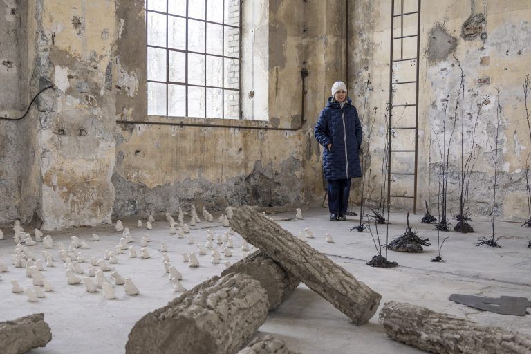 Pressekonferenz Gruppenausstellung „Heimspiel“ mit Arbeiten von Katharina Fitz, Ursula Palla, Judith Saupper und Lucie Schenker.
