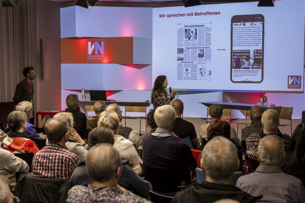 Fragen, Antworten, Diskussion: Leser im Gespräch mit der VN-Chefredaktion