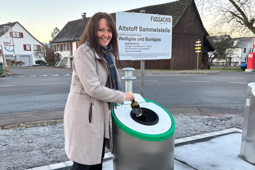 Neue Unterflur-Sammelstelle in Fußach eröffnet
