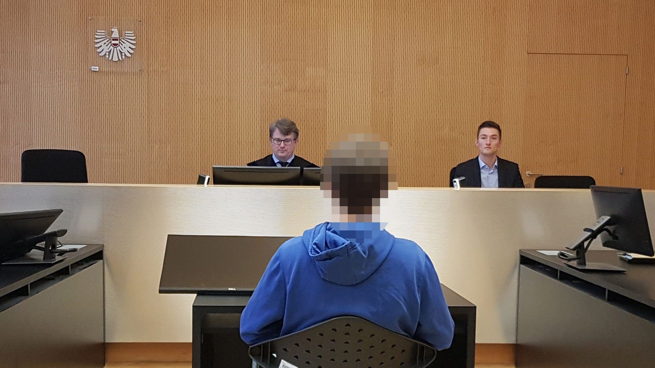 Verfolgungsjagd vor Landesgericht