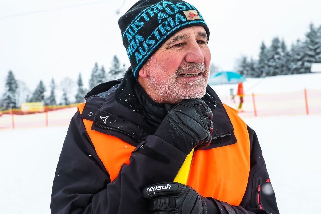Kleine Rennläufer groß in Fahrt
