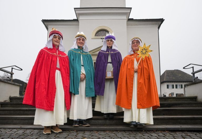 Lochauer Sternsinger zu Besuch bei Papst Franziskus