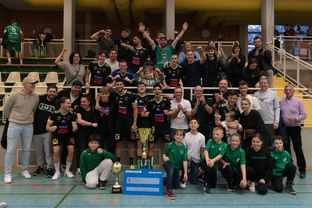 So feiert der FC Lauterach den historischen Triumph