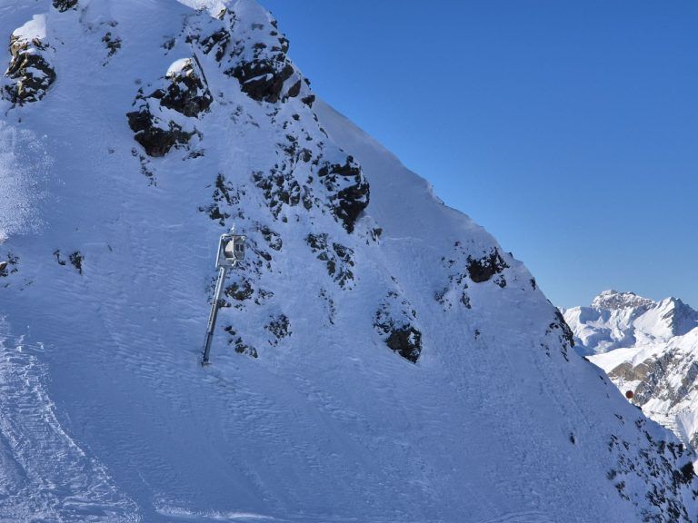 Skigebiet Albona, Betriebsleiter Mario Wachter, Lawinensprenganlage