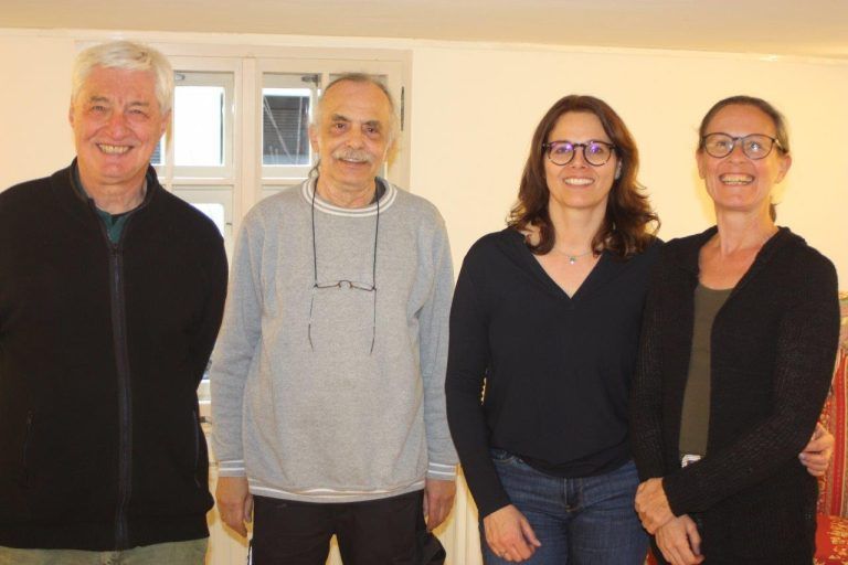 Anton Kühpacher, Wolfgang Tschallener, Marion Koch und Carmen Stark zeigten sich über das Interesse zufrieden. 