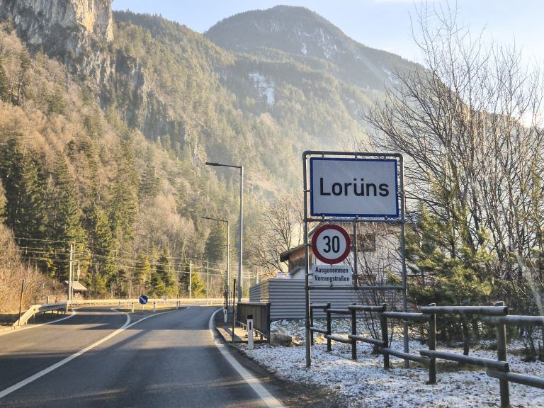 Verkehrsschilder Bezirk Bludenz