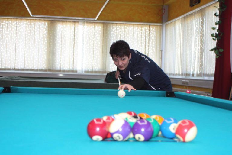 Neuer Shootingstar im Poolbillard: Marion Dressel wurde Landesmeisterin bei den Frauen.