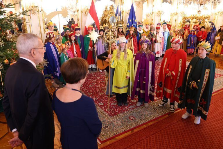 Sternsinger Bundespräsident