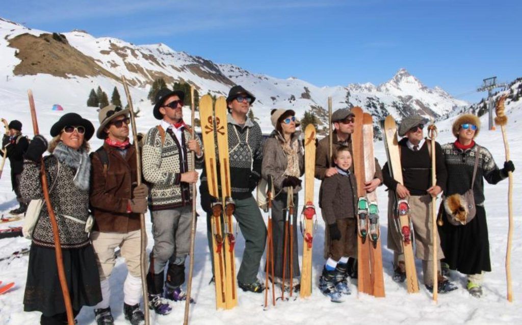 Am Hochtannberg fährt man noch Ski wie vor über 100 Jahren