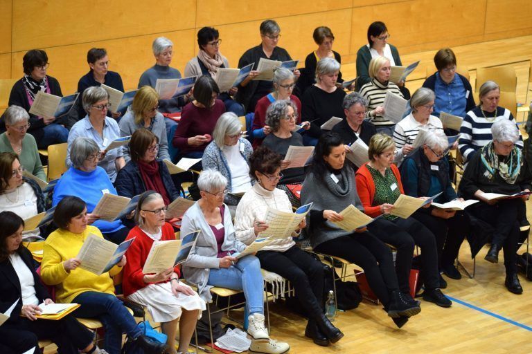 Frische Impulse für Wälder Chorszene: Motivierte Chormitglieder aus dem Bregenzerwald beteiligten sich am zweitägigen Singseminar.