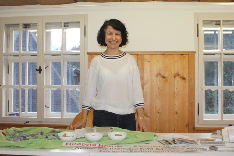 Bildung neu erleben und Inspiration für alle: Elisabeth Heinzle ist schon in prächtiger Stimmung.