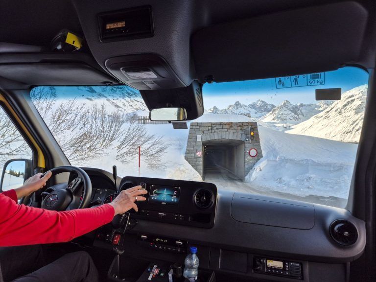 Bielerhöhe, Martin Burtscher, Tunnelbus, Busfahrer