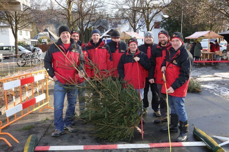 Christbaum Weitwurf