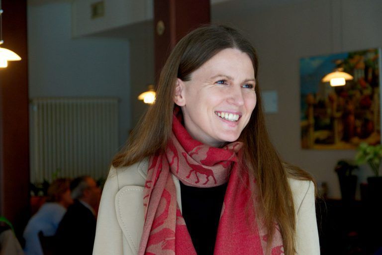 Tanja Oberscheider, Leiterin des Chores Sing-ing-Bings und Leiterin des Chorprojektes an Weihnachten 2024/2025